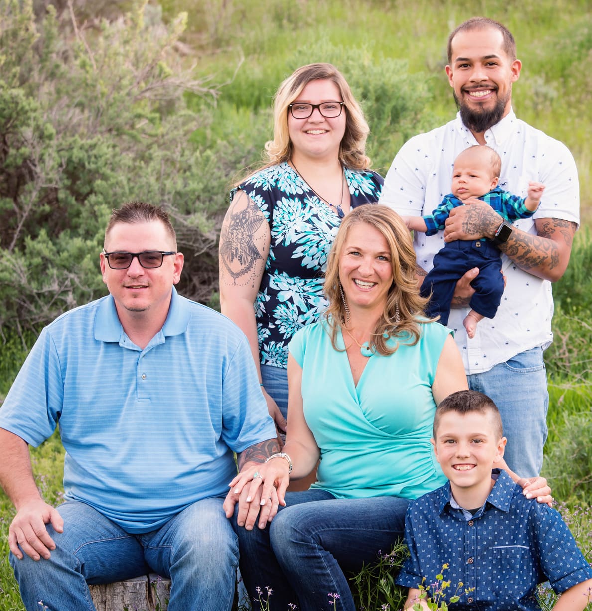 Holly's Family at graduation